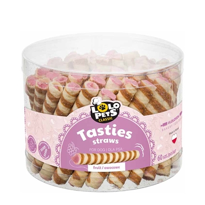 Lolo Pets Classic Tasties Straws Frukt Våfflor 60 st